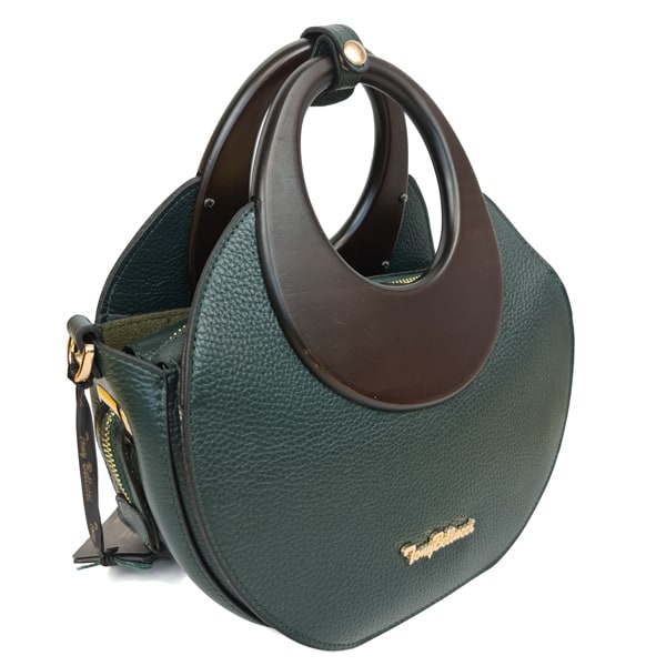 Луксозна дамска кожена чанта irapell 445 green b
