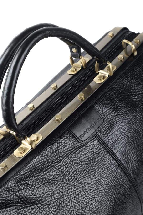 Пътна чанта от естествена кожа irapell t5012 black